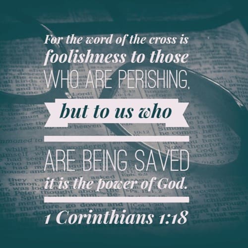 80 the word of the cross is foolishness